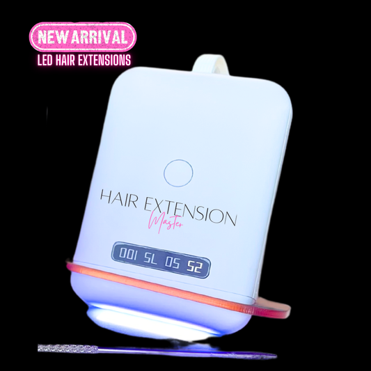 led hair extensions with 8 second  timer
